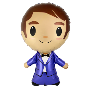 Flexmetal Groom Jumbo Helium Balloon - 901880