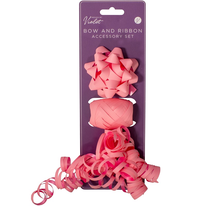 Partisan - 3 Bow And Cop Set Light Pink - DBV-3BR-LP