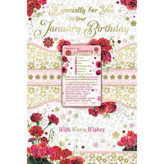 Sensations - Open January Birthday - C75 - 6pk - MB75001A/04