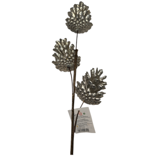 Pine Cone Pick - White Gold - 232718