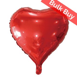 18" Red Hearts Bulk Offer 100 Pieces