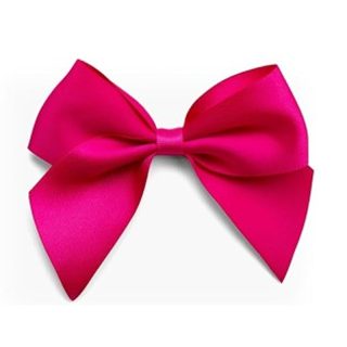 Cerise Satin Self Adhesive Ribbon Bows - 5cm - 12ct - 3792