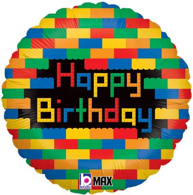 Betallic 18" Birthday Blocks Single Pack - 36557P-P