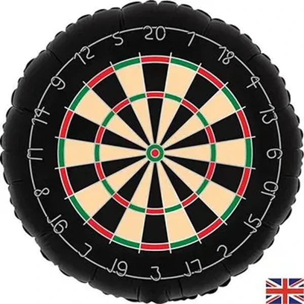 Oaktree Shape -  30" - Dartboard Metallic Packaged - 613409