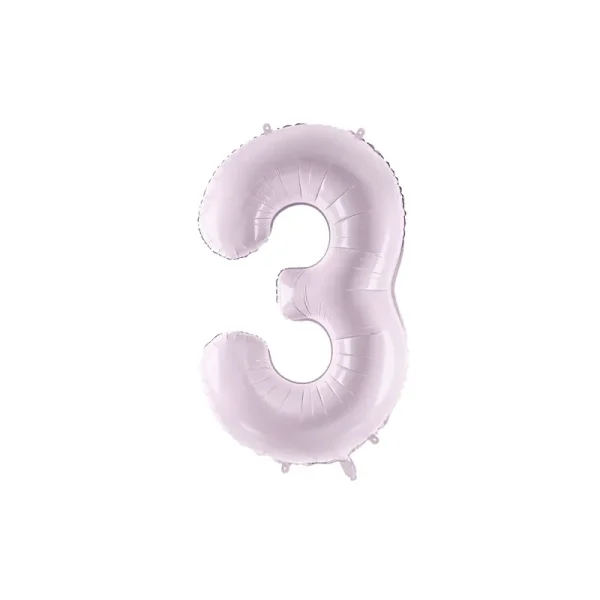 Foil Balloon Number ''3'' - 72cm - Purple - FB230G-3-014