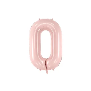 Foil Balloon Number ''0'' - 72cm - Light Pink - FB230P-0-081J