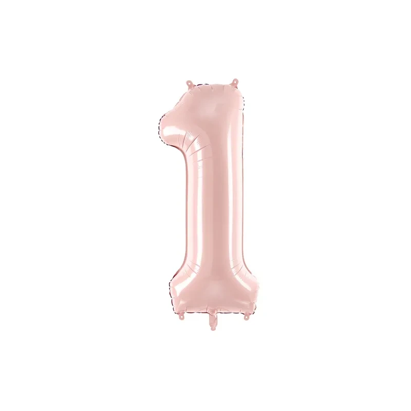 Foil Balloon Number ''1'' - 72cm - Light Pink - FB230P-1-081J