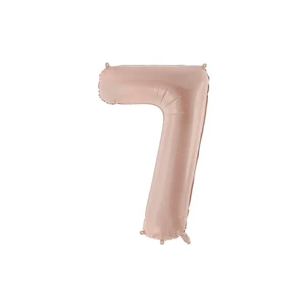 Foil Balloon Number ''7'' - 72cm - Dark Beige - FB230T-7-013C