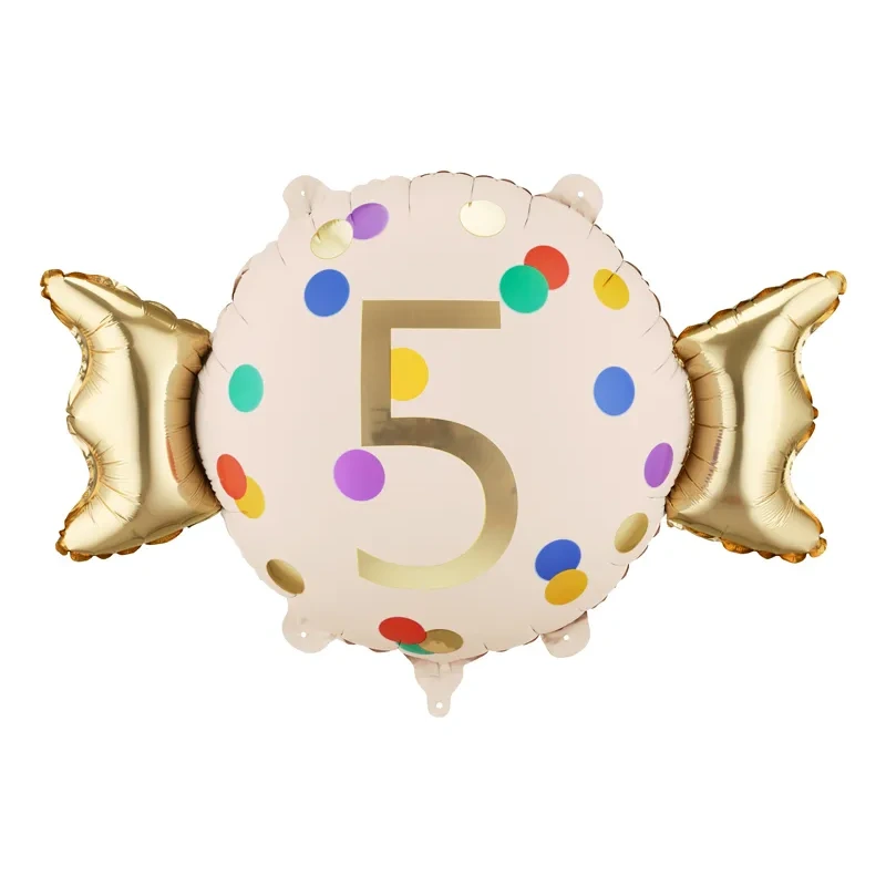 Candy Foil Shape ''Age 5'' - (24 x 14.6") - FB387-5