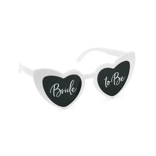 Heart-shaped glasses White - Team Bride - OKR32