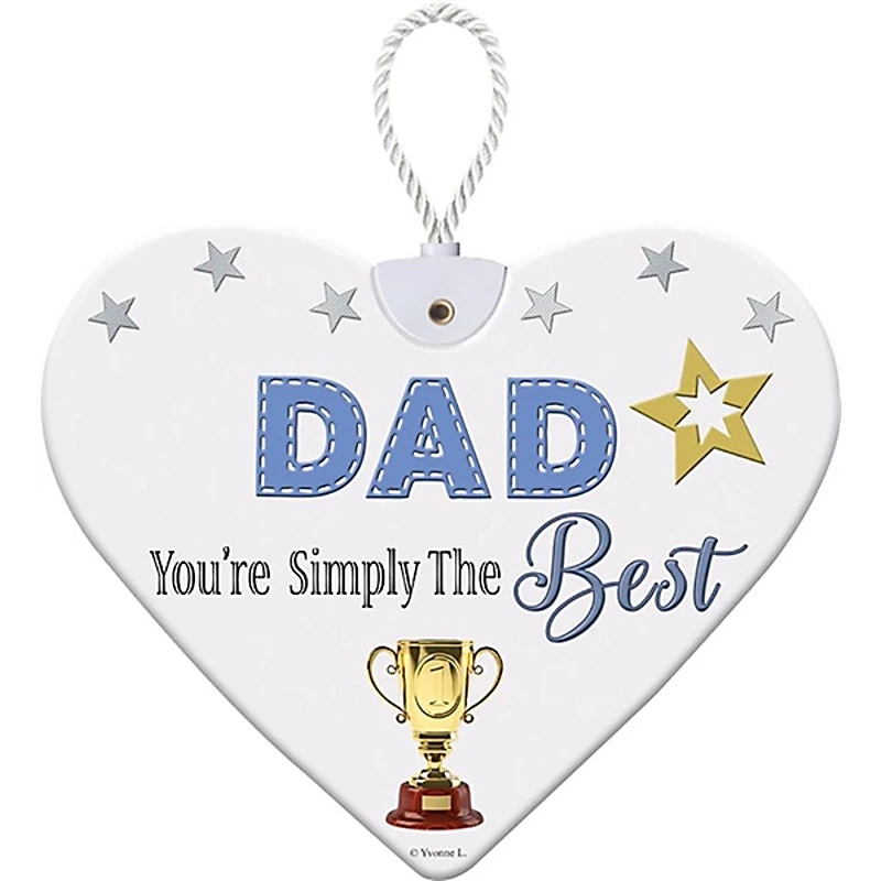 Dad Your Simply The Best Plaque - HF02A