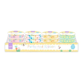 Gem - Easter Patterned Ribbon 1.8cm x 2M - (4 Designs) 1ct - EAS12884