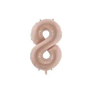 Foil Balloon Number ''8'' - 72cm - Dark Beige - FB230T-8-013C
