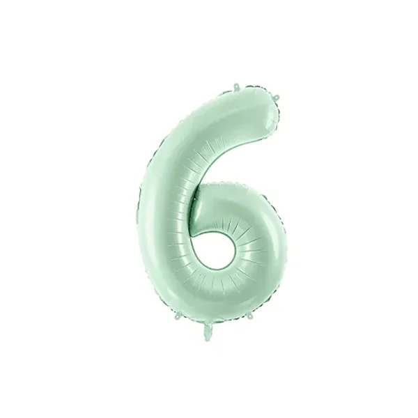 Foil Balloon Number ''6'' - 72cm - Green - FB230G-6-012