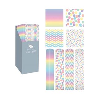 3 Metre Gift-Wrap Pastels Designs - 1513/FSC