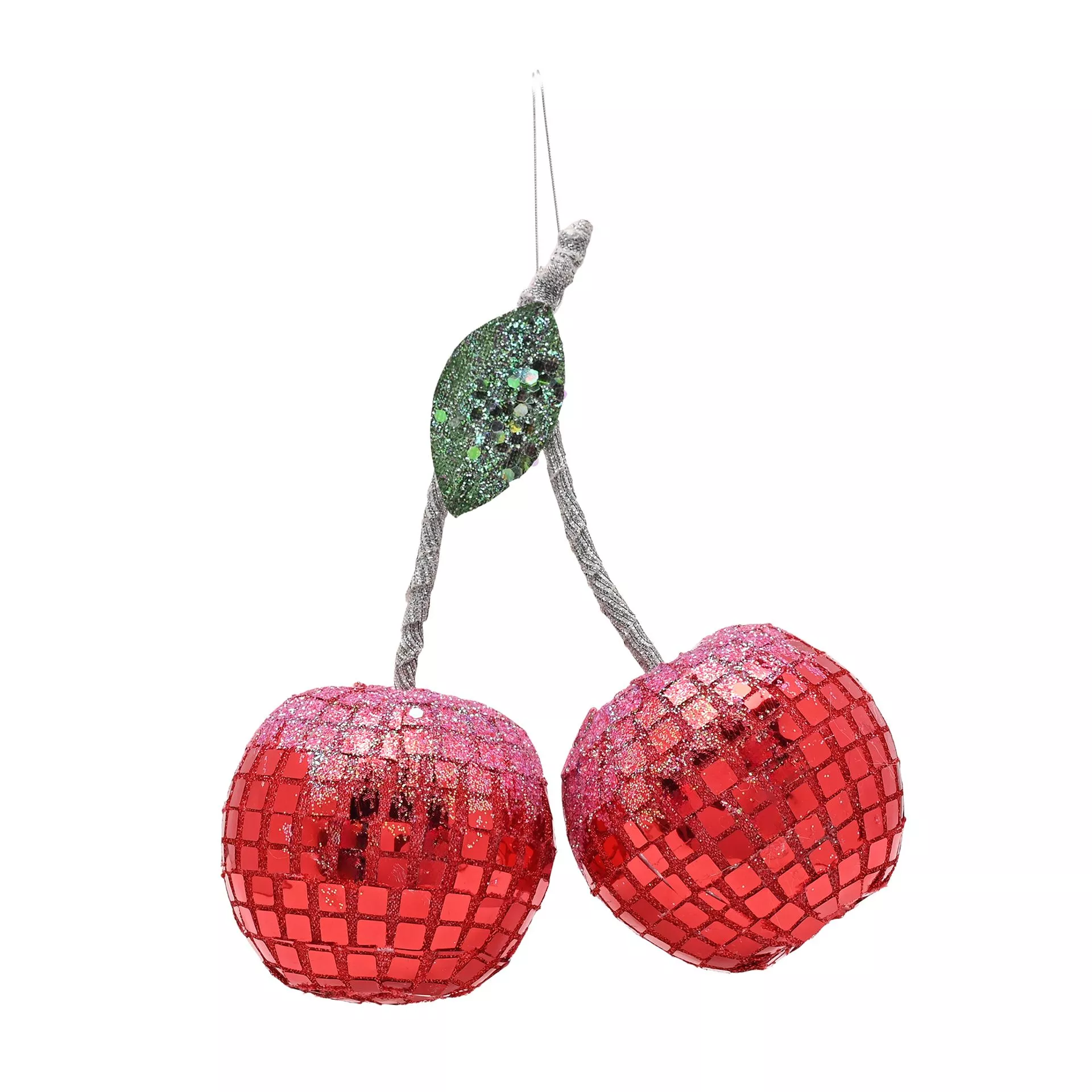 Disco Ornament - Cherry / Cherries 8cm - XM14534