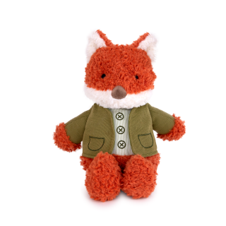 30cm Plush Fox with vest - 010693