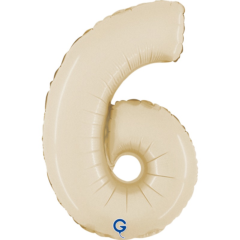 Grabo 14" Cream Number 6 Pkt - 140600SCR-P