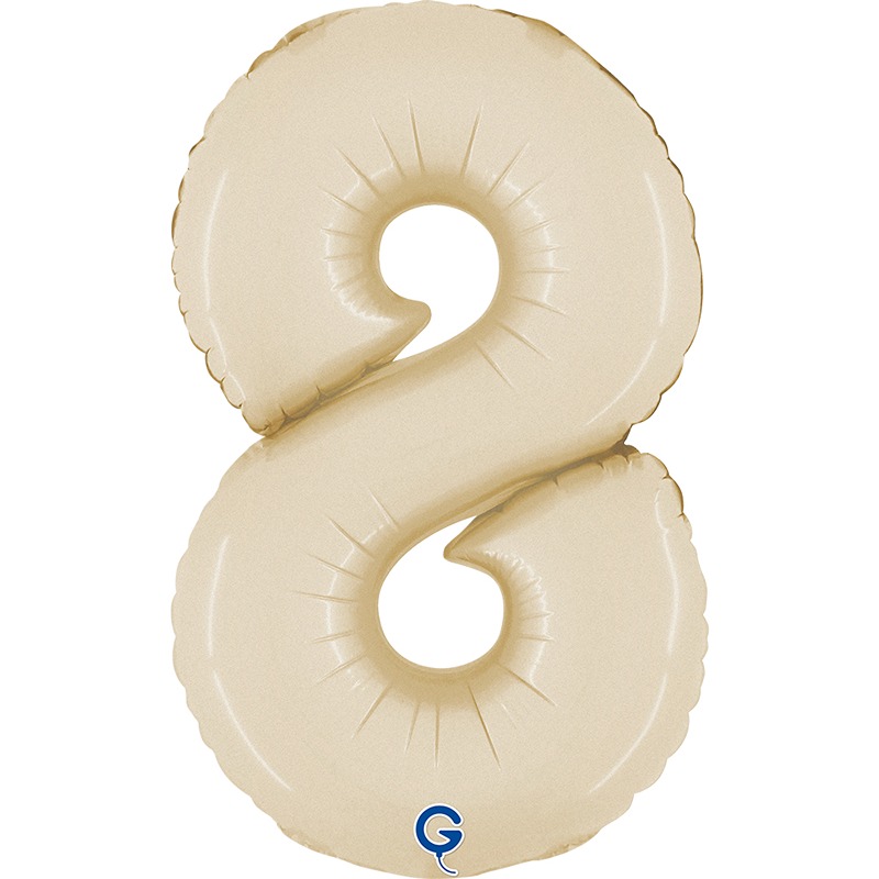 Grabo 14" Cream Number 8 Pkt - 140800SCR-P