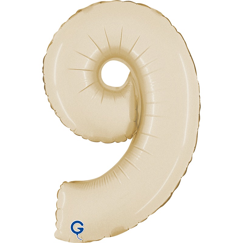 Grabo 14" Cream Number 9 Pkt - 140900SCR-P