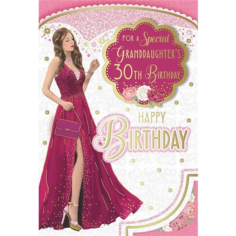 Sensations - Granddaughter Age 30 Trad - Code 75 - 6pk - DL75003A/03