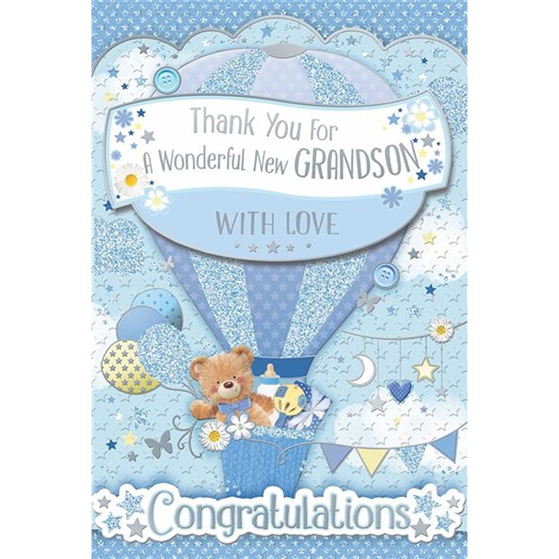 Thank You for Gift of Grandson Cute - Code 75 - 6pk - DL75063A/06