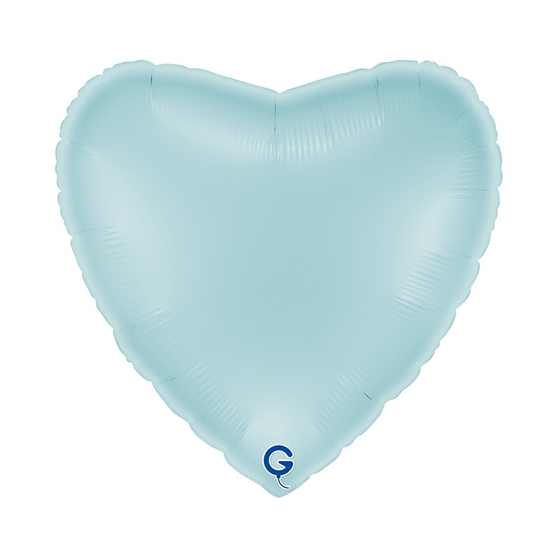Grabo - 22" Pastel Blue Heart - Single Pack - 22021PB-P