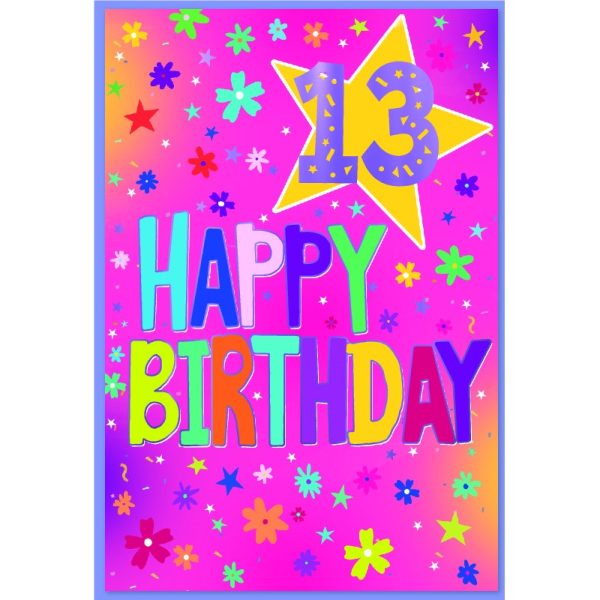 Simon Elvin - 13th Birthday - JUVENILE GIRL C50 - 3290013TH