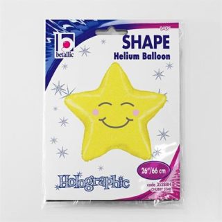 Grabo 26" Chubby Star Holographic Packaged
