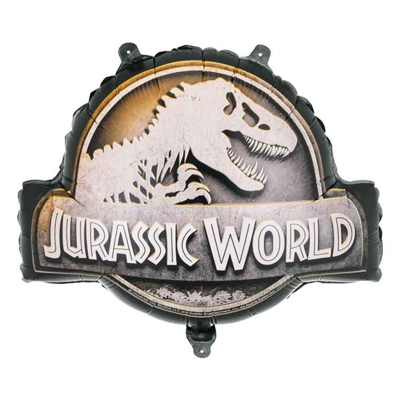 JURASSIC WORLD LOGO SHAPED FOIL BALLOON - 45x37CM - FB335