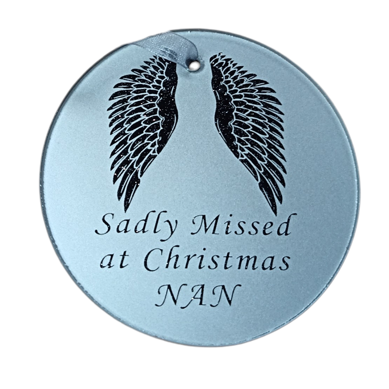 Sadly Missed Nan - Hanging Ornament