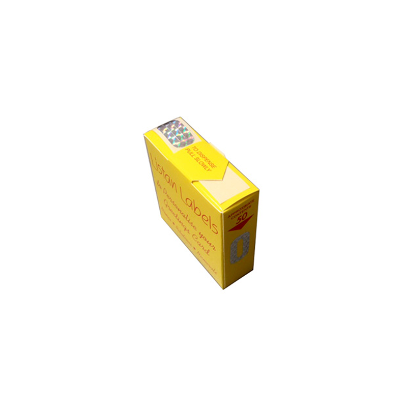 SILVER NO.0 LISTAN LABELS 50S -105018
