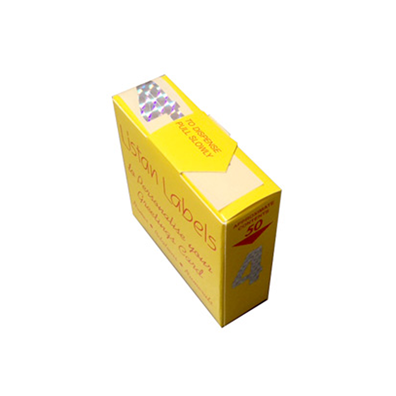 SILVER NO.4 LISTAN LABELS 50S -105414