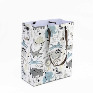 19 X 23 Cm Baby Animal Gift Bag (12ct) - BB03388