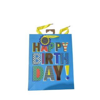 Hullabaloo Blue - Large Gift Bag - DBV-336-L