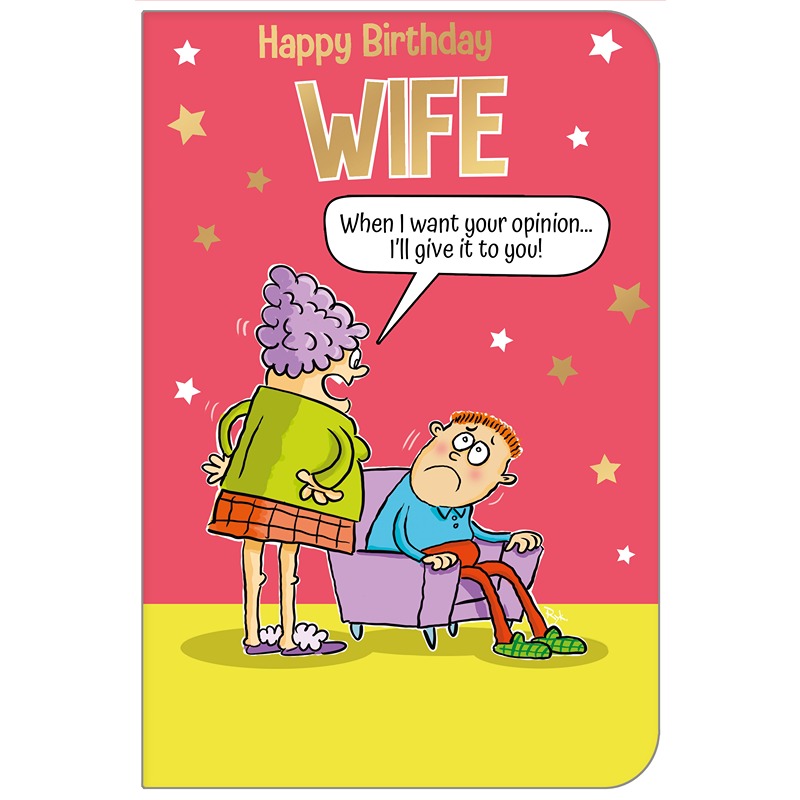 Out The Blue - C75 - Humour - Wife - C75-H - OTB17967