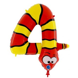 Grabo - Number 4 Animaloons Snake - 40" - 44-0WE