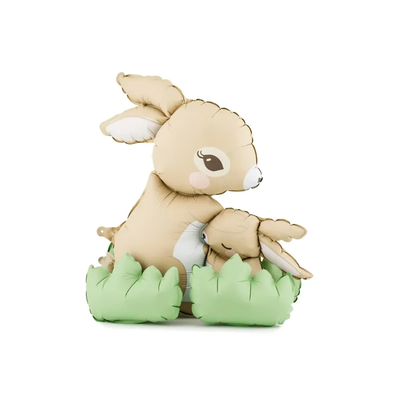 Standing Foil Balloon Bunnies - 51x60 cm - FB402