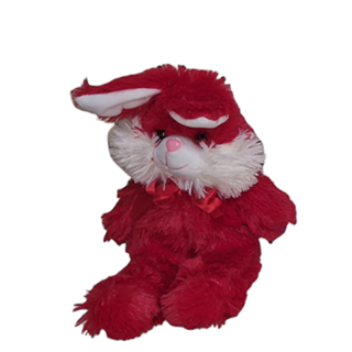 Red - 12.5" / 32cm Rabbit with ribbon - 48975*