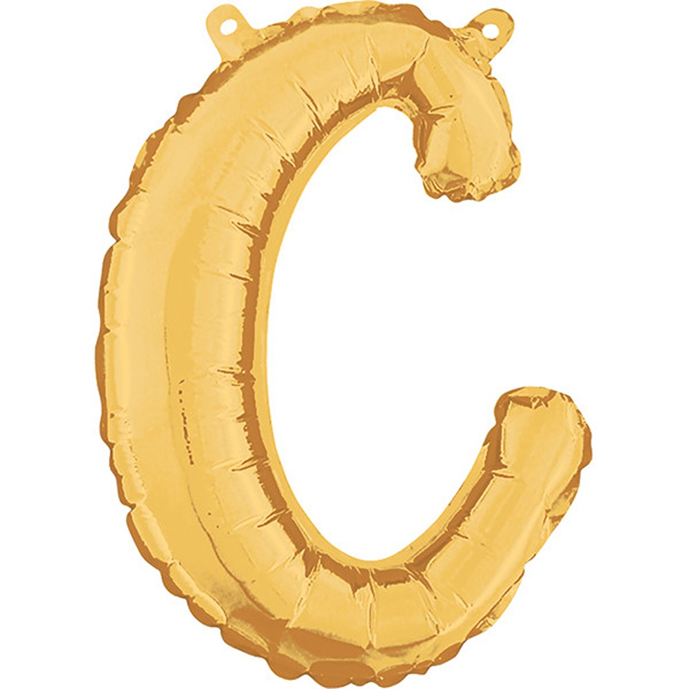 Grabo - Gold Script Letter C Shape - 14"- 34703G
