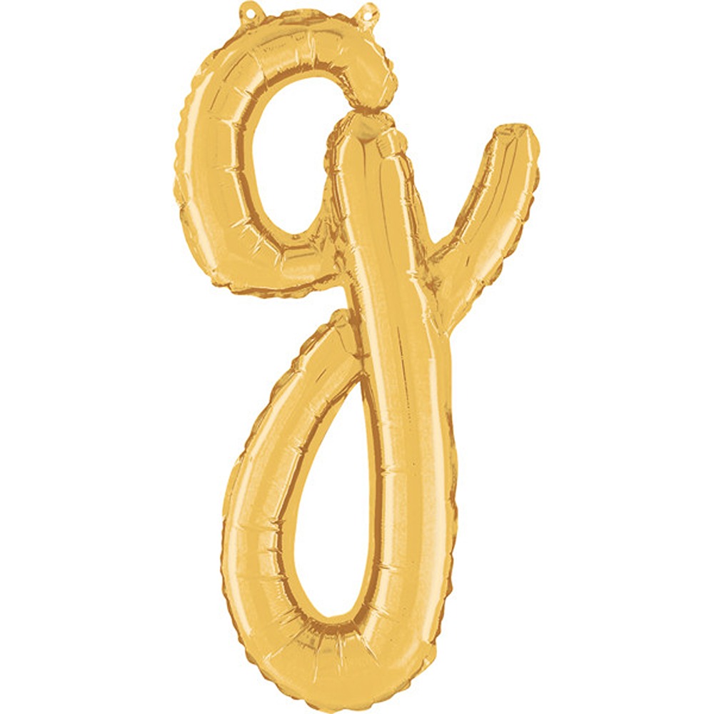 Grabo - Gold Script Letter G Shape - 24" - 34707G