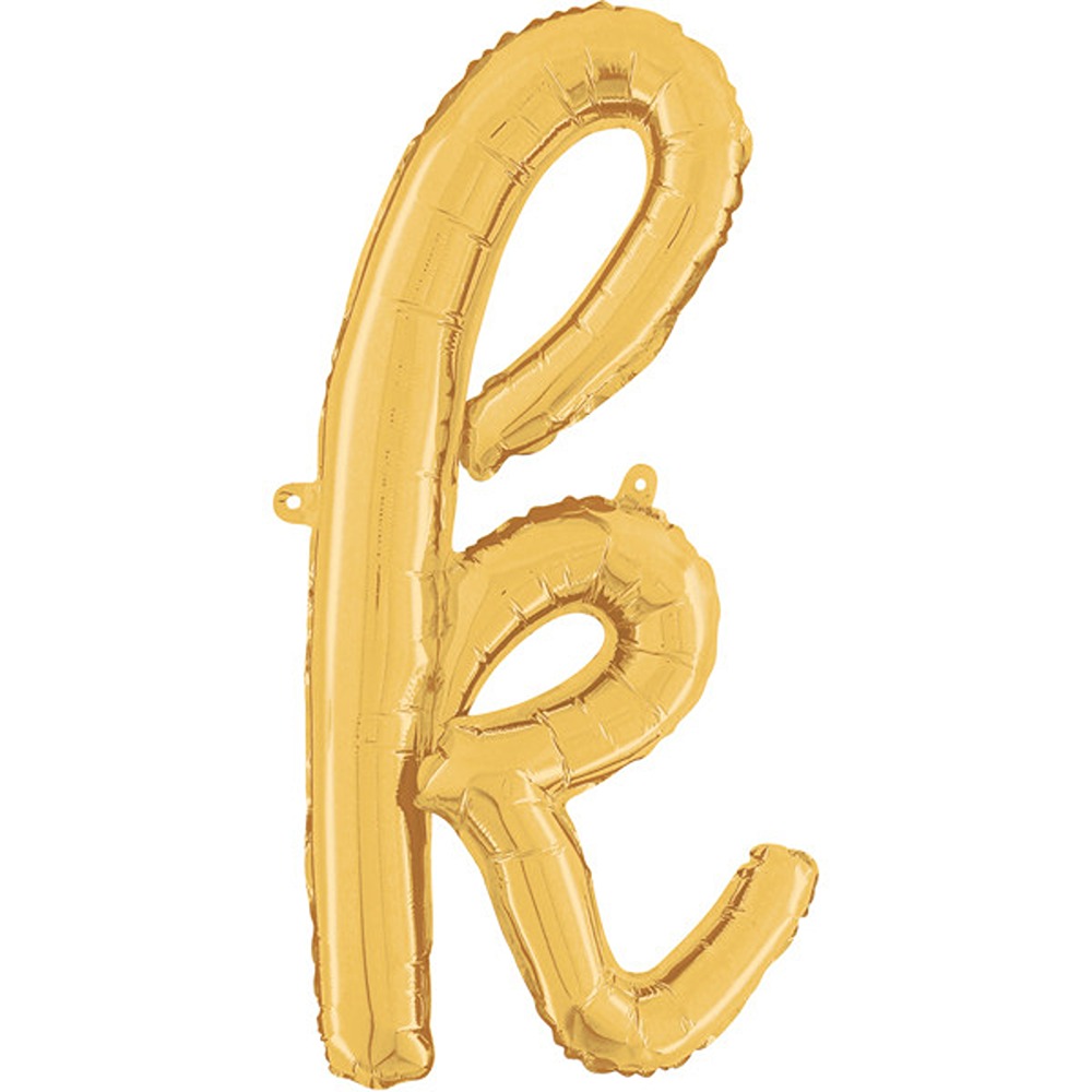 Grabo - Gold Script Letter K Shape - 24" - 34711G