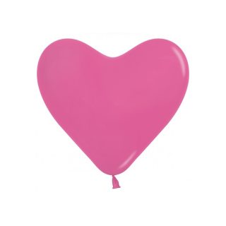 Sempertex Heart - 12" Fashion - Fuchsia 012 - 50pcs - HRT12012