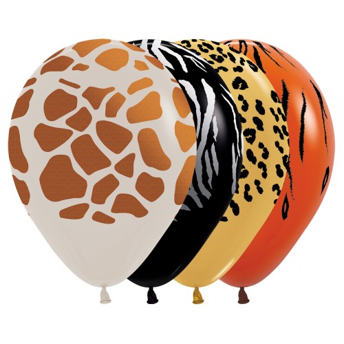 Sempertex - R5" - Animal Print Assortment - Metallic Ink - 50CT - R5ANIMAL