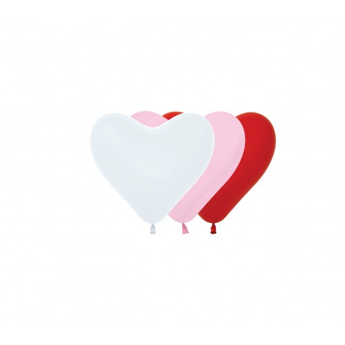 Sempertex - 6 " Heart - Love Assortment - 50ct - HRT6001
