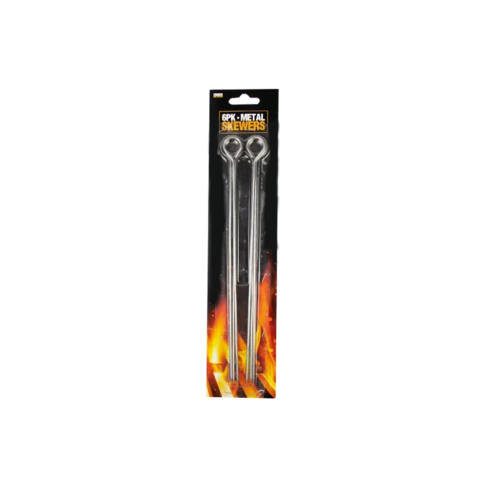 BBQ Metal Skewers - 6 Pack - SUM2856