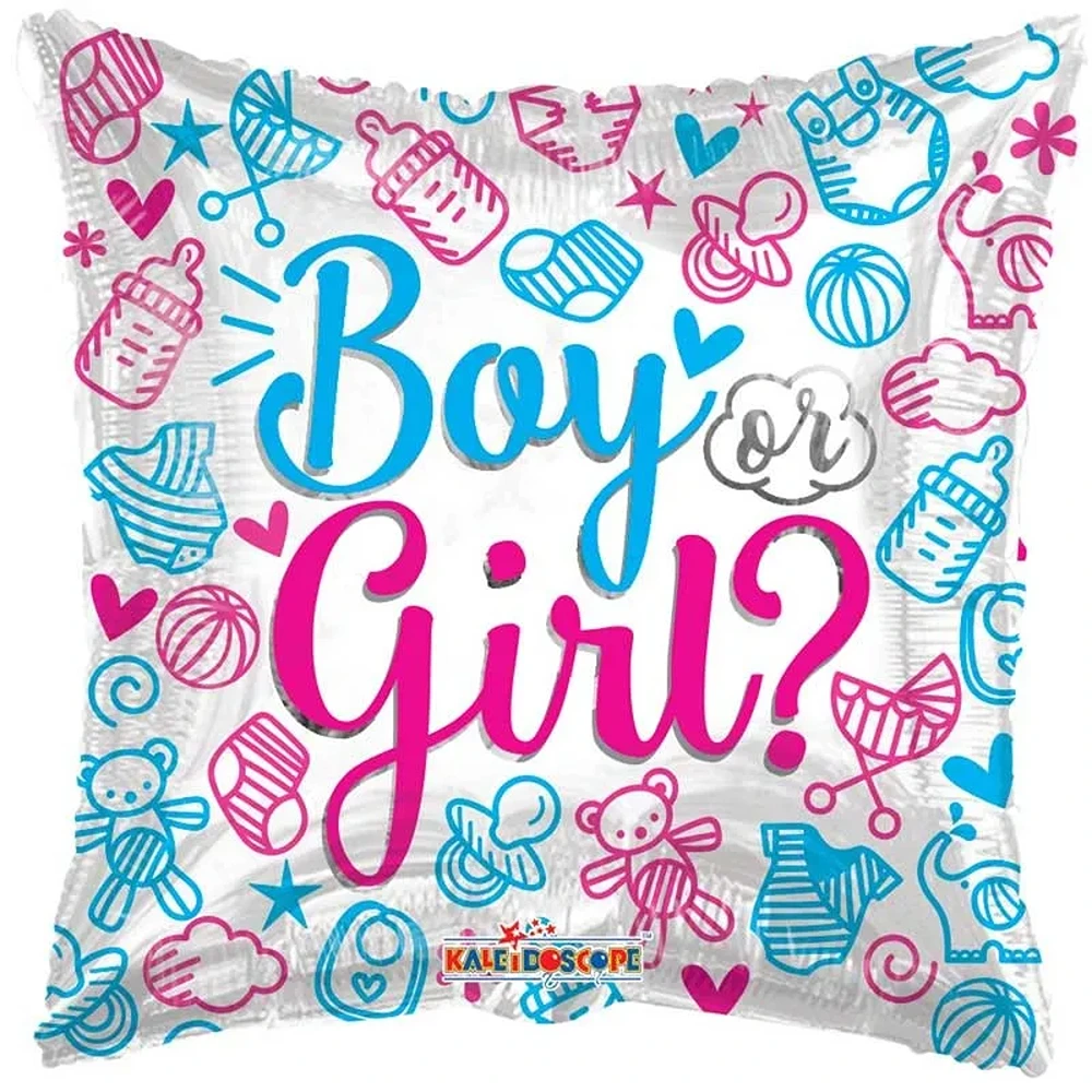 Apac - Boy or Girl Gender Reveal Foil - 18" - 15473-18