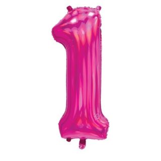 Iridescent Pink Number 1 - BLRF-NBPK30/1