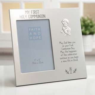 Faith & Hope Aluminium 1st Communion Frame -* Boy - FH123