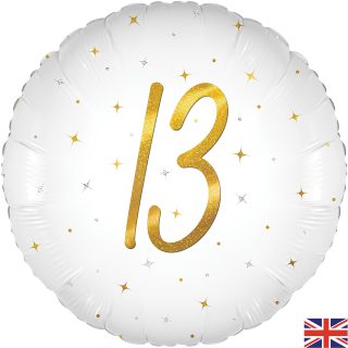 Oaktree 18" Elegant Sparkle White 13 Holographic -226065